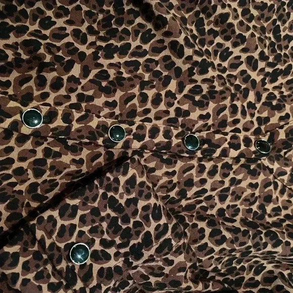 TALBOT CHEETAH/LEOPARD PRINT MID LENGTH DRESS P - Picture 6 of 6